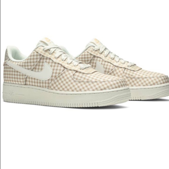 nike gingham air force ones